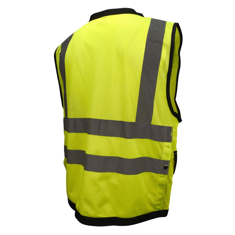 Radians mens Industrial Safety Vest, Safety Green, X-Large US - Image 2